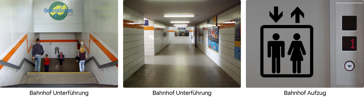 Bahnhof Geilenkirchen Unterführung Aufzug