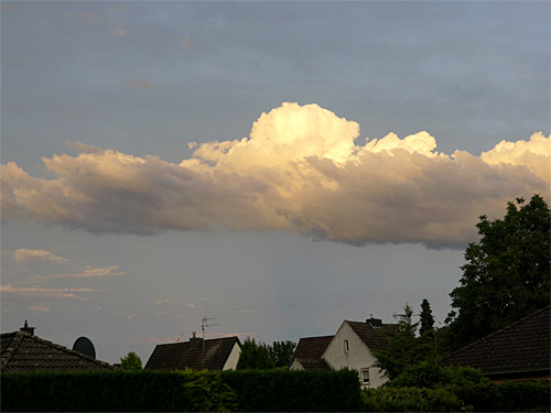 Wolkenformation Geilenkirchen Lindern