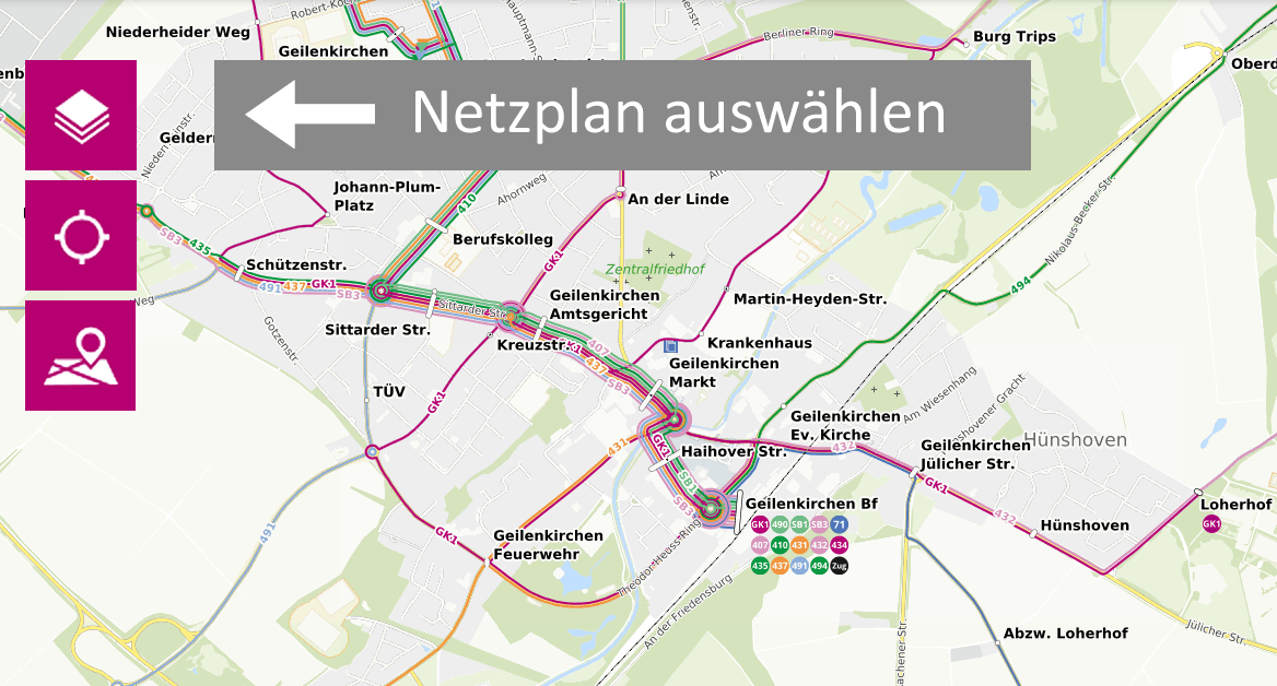 ÖPNV Nahverkehr Bus Geilenkirchen