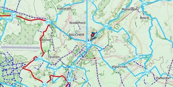 Radverkehrsnetz NRW Knotenpunkt 1