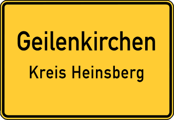 Ortstafel Geilenkirchen