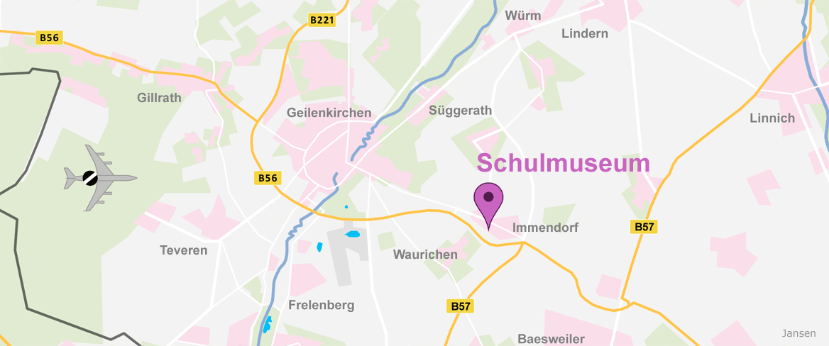 Anfahrt Karte Schulmuseum Immendorf