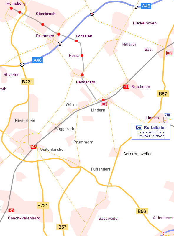 Wurmtalbahn Heinsberg nach Lindern