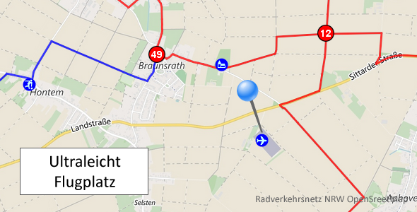 Radverkehrsnetz NRW Knotenpunkt